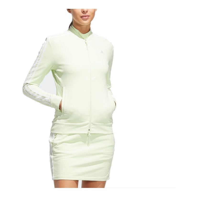 (WMNS) adidas 3-Stripes Jacket Asia Sizing 'Green' HA0213