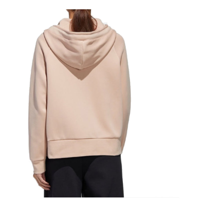 (WMNS) adidas Alphabet Print Zip Up Hoodie Asia Sizing 'Pink' HG1783