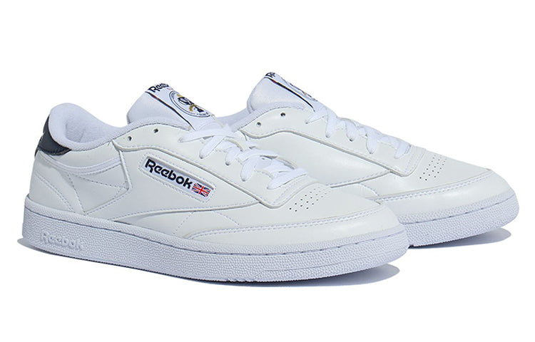 Reebok Club C 85 Gray White Low Tops Skateboarding Shoes 'White Grey' FZ4438