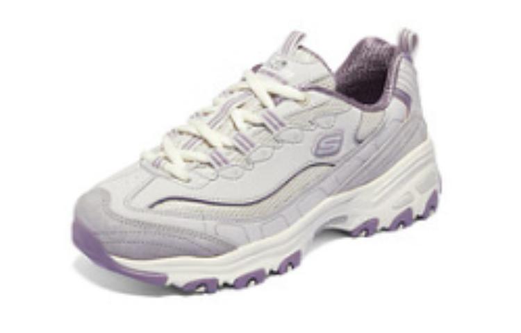 (WMNS) Skechers D'Lites 1.0 Shoes 'Grey Purple' 896283-GYLV
