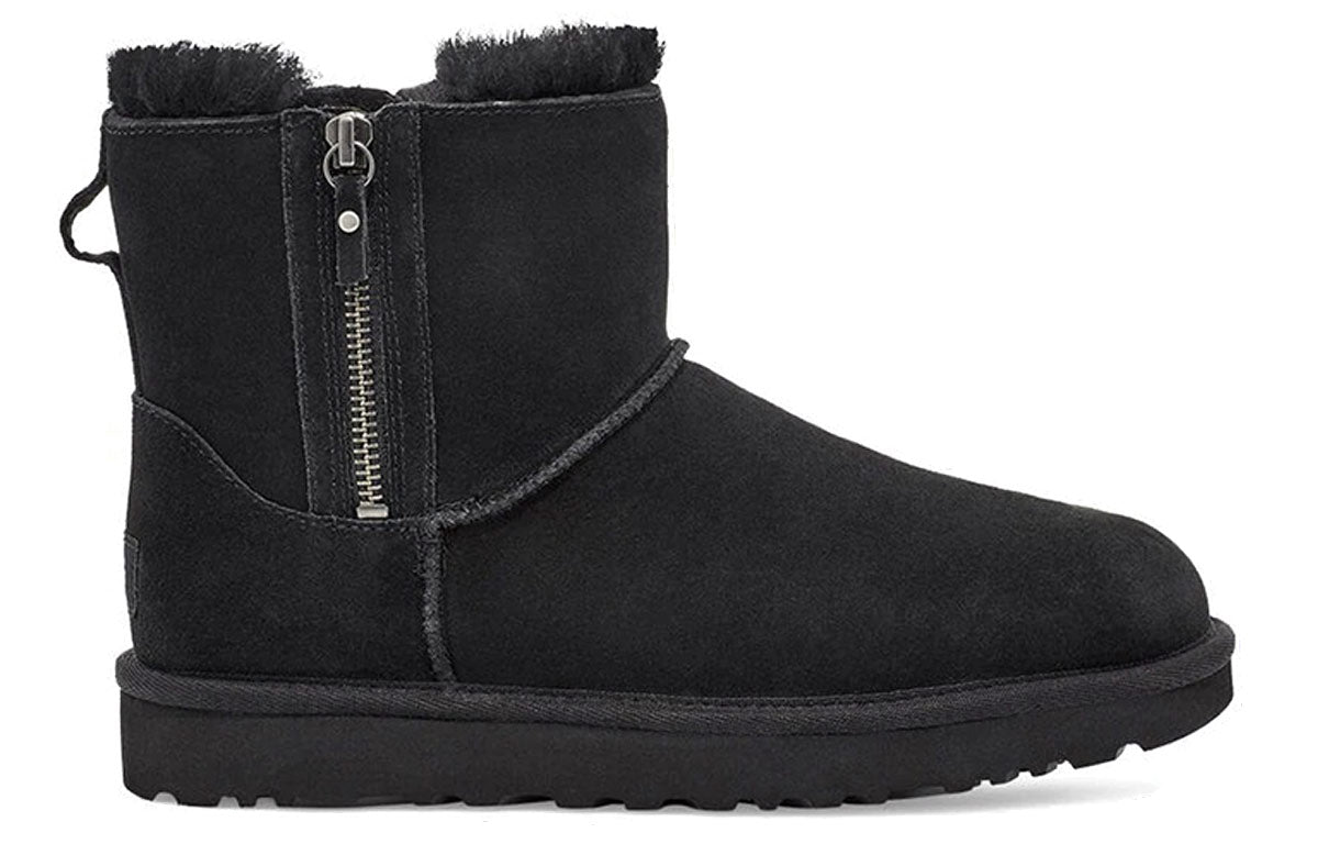 (WMNS) UGG Classic Mini Double Zip 1118853-BLK