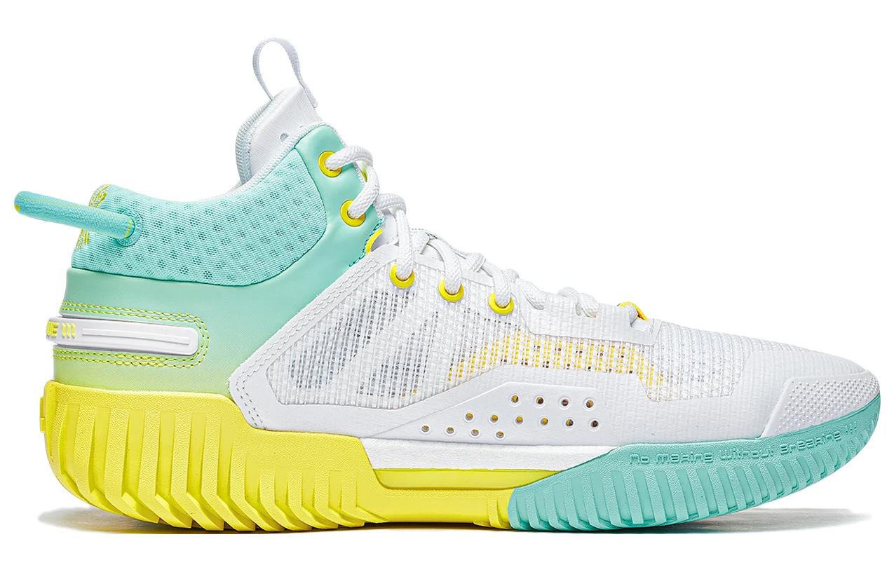 Li-Ning BadFive 3 'White Yellow Green' ABFT005-9