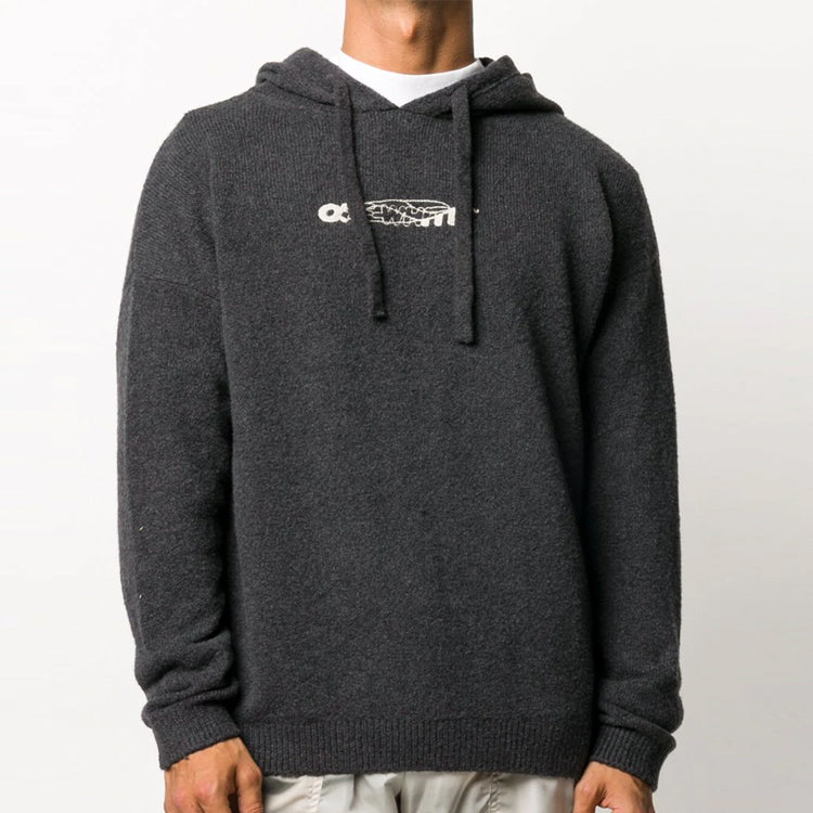 Men's Off-White Arrows Printing Gray OMHA089E20KNI0011045