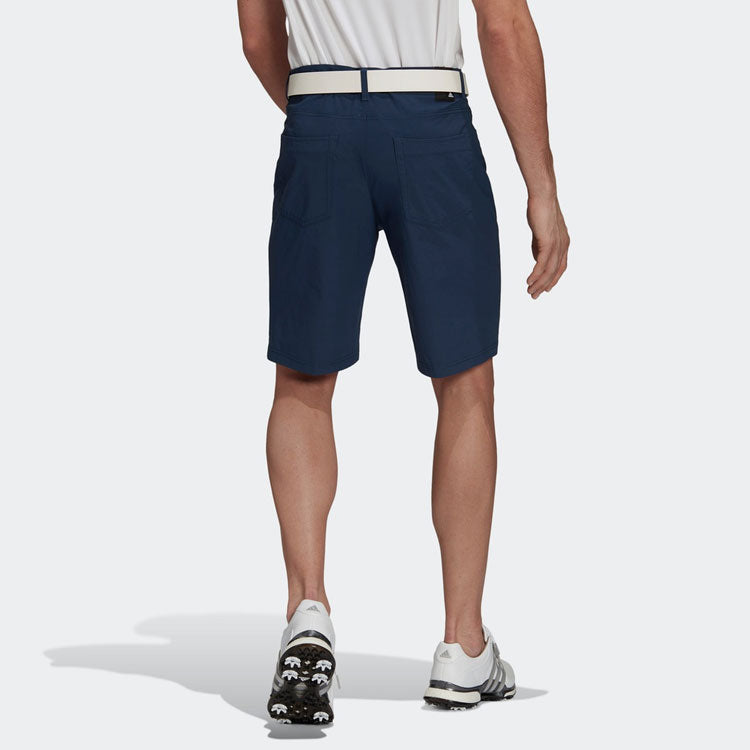adidas Go-to 5pkt Sh Solid Color Golf Sports Shorts Navy Blue GM0032