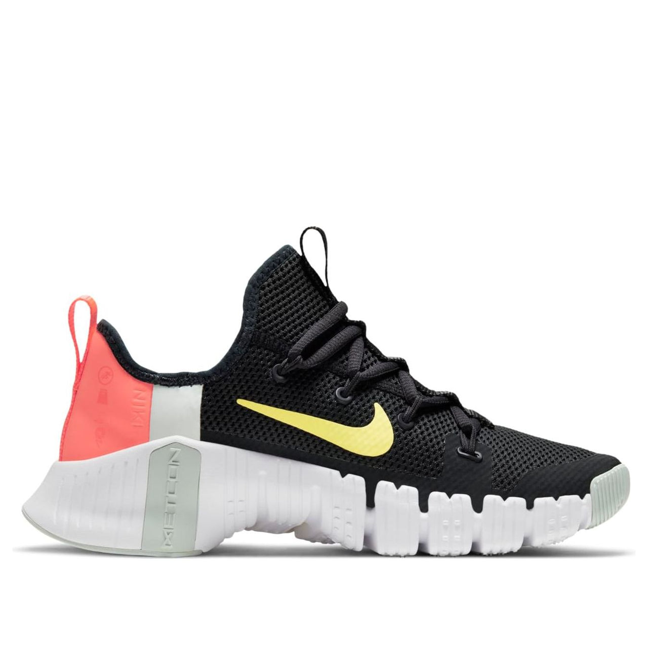 (WMNS) Nike Free Metcon 3 'Black Bright Mango' CJ6314-020