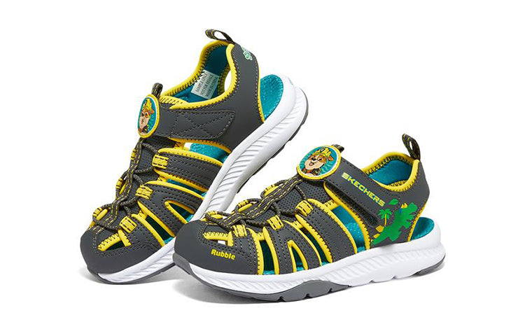 (GS) Skechers C-Grip Sandal 'Green Yellow Black' 407102L-GYBL
