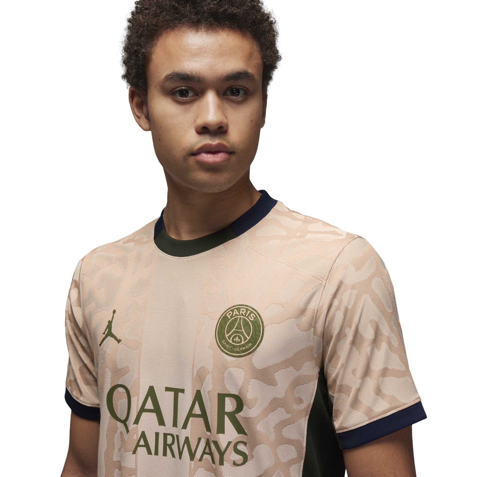 Air Jordan Paris Saint-Germain 2023/24 Match Fourth Jersey 'Beige' FD6503-201