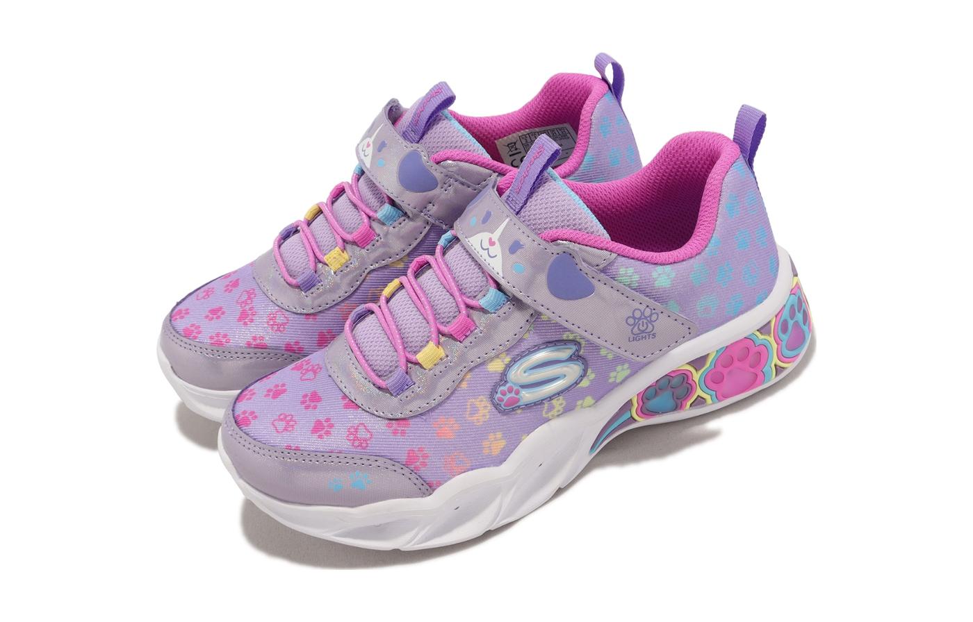 (PS) Skechers Pretty Paws 'Lavender Multi' 319301-LLVMT