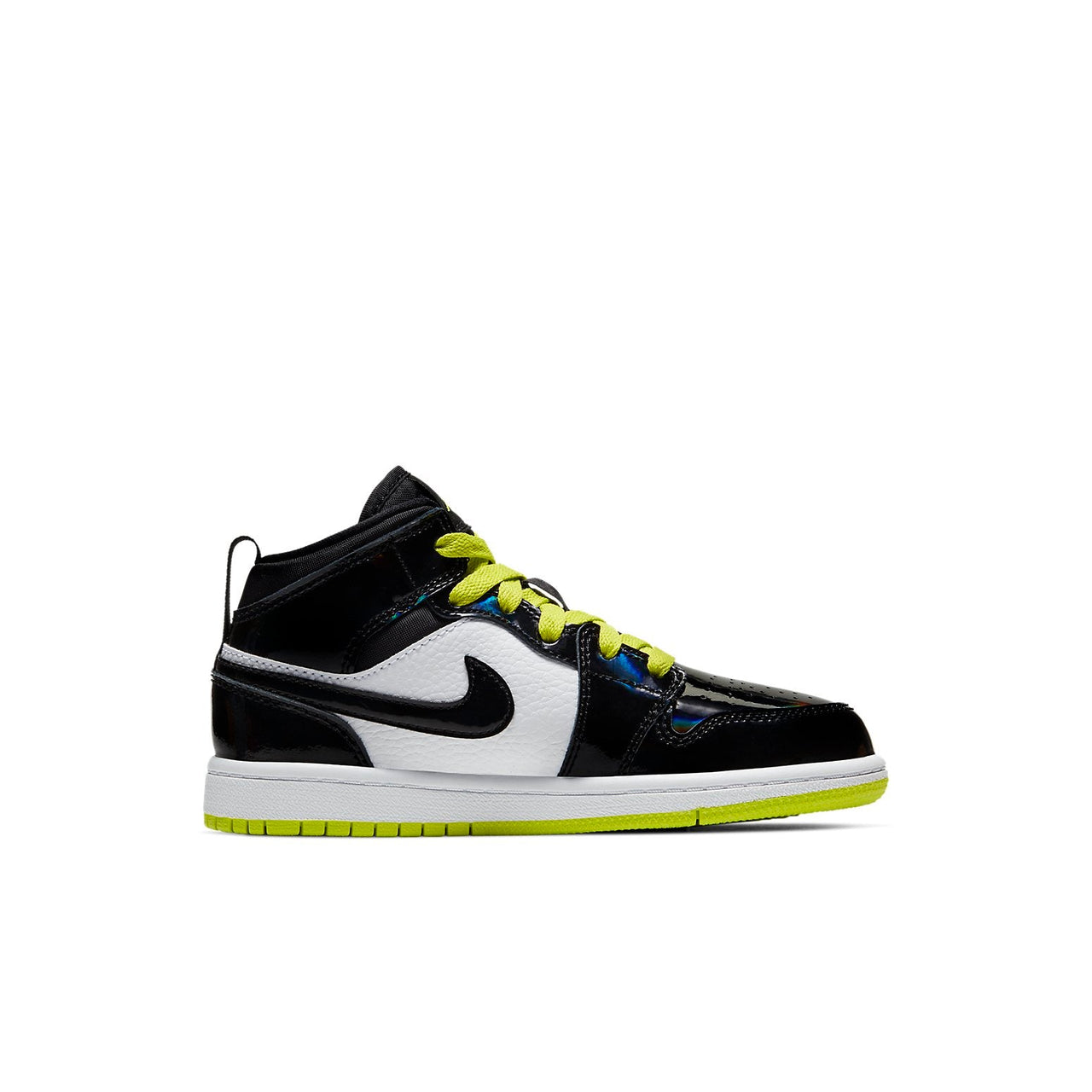 (PS) Air Jordan 1 Mid 'Black Cyber' BQ6932-003