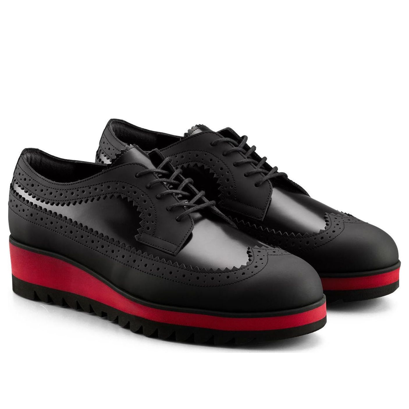 (WMNS) Onitsuka Tiger Brogue 'Black Classic Red' 1182A639-001