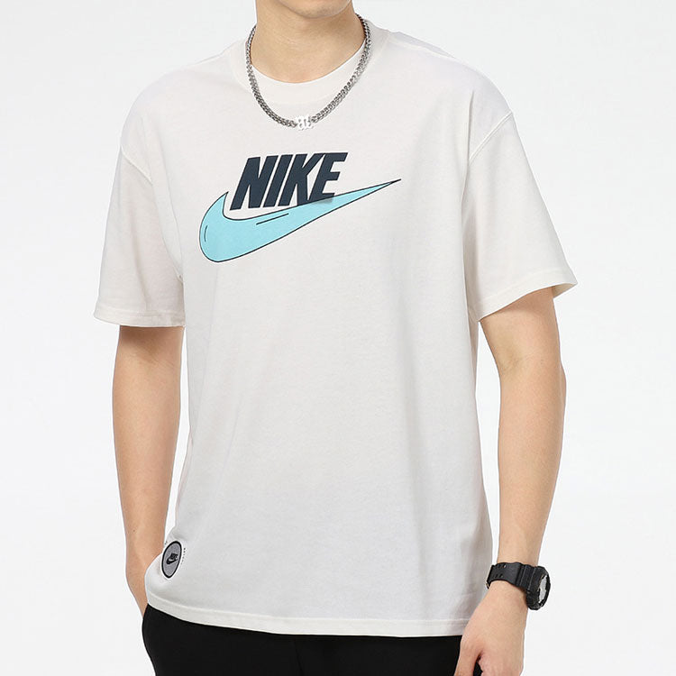 Nike Nsw Tee M2z Purpose Casual Sports Breathable Alphabet Printing Short Sleeve White DJ1340-901
