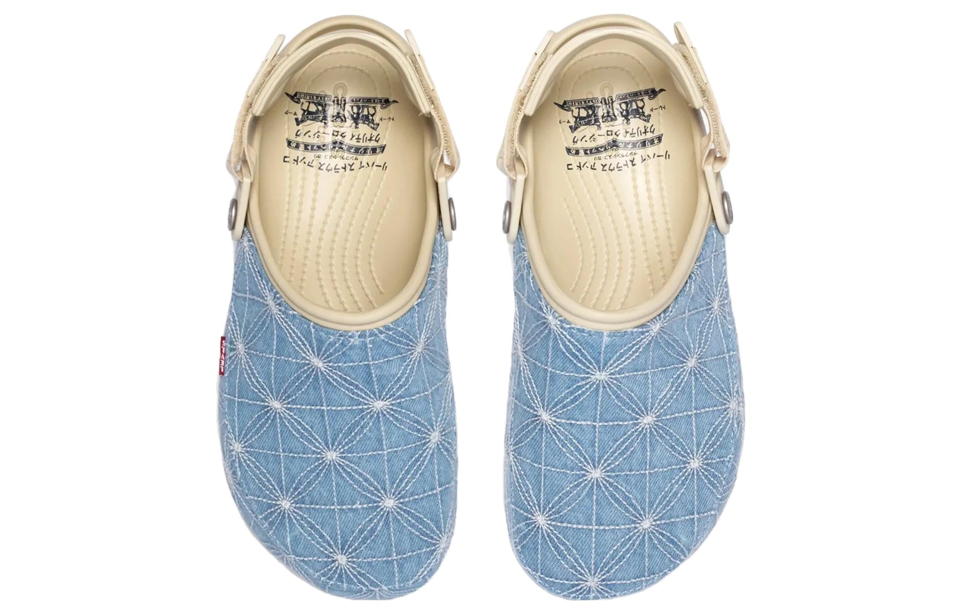 Crocs x Levi's Sashiko All-Terrain Clog 'Bone Blue' 208917-2Y2