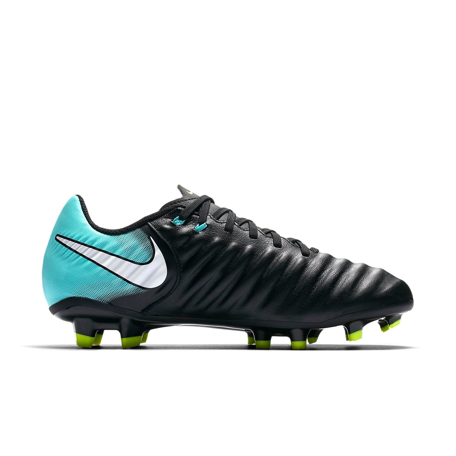 Nike Tiempo Ligera VI FG 'Black White Light Aqua' 897802-002