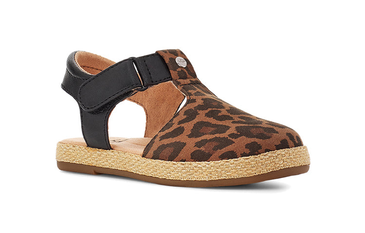 (TD) UGG Emmery Leopard Sandal 'Tan' 1121491T-TAN