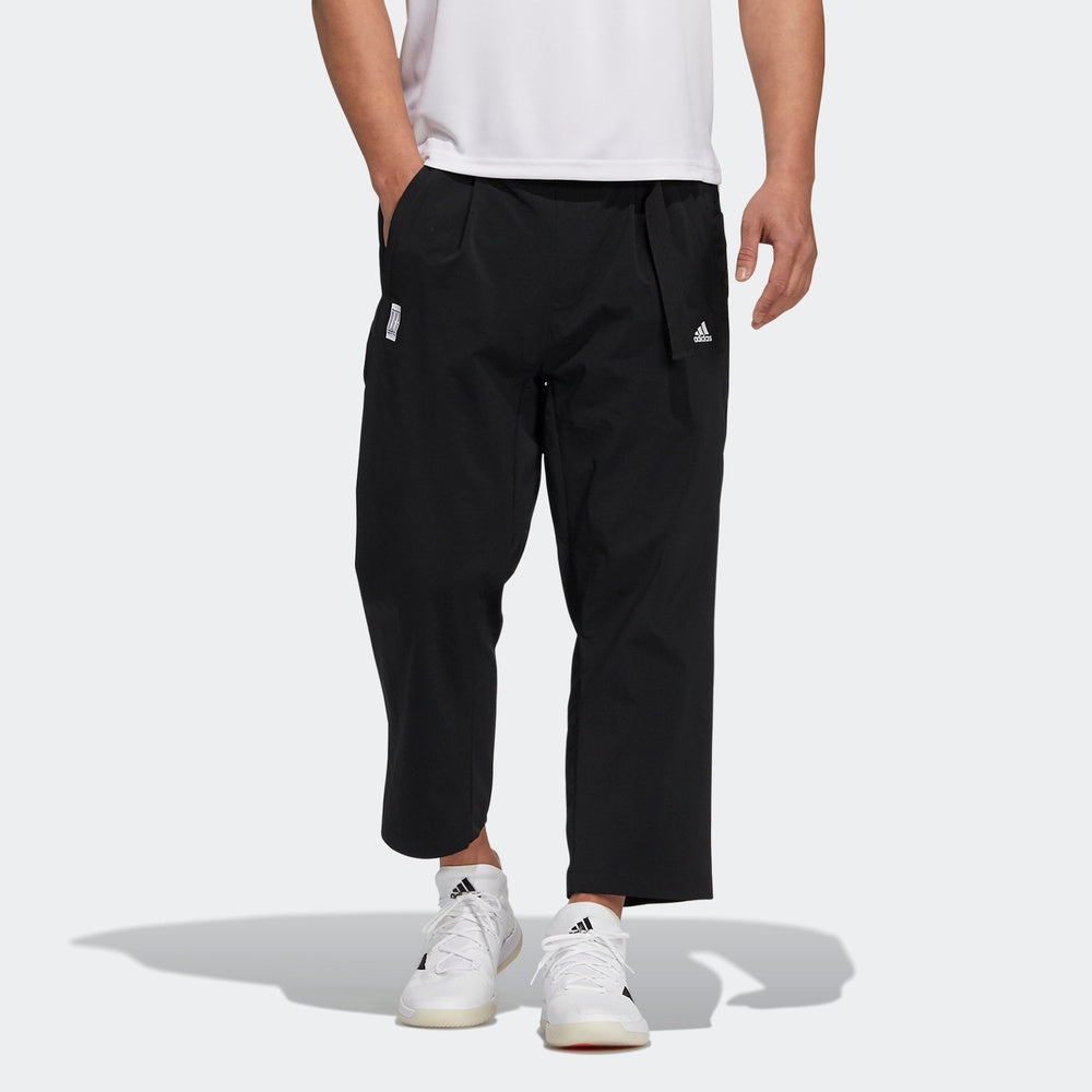 Men's adidas Wj Wv Reg Pnt Martial Arts Series Loose Sports Pants/Trousers/Joggers Black H39261