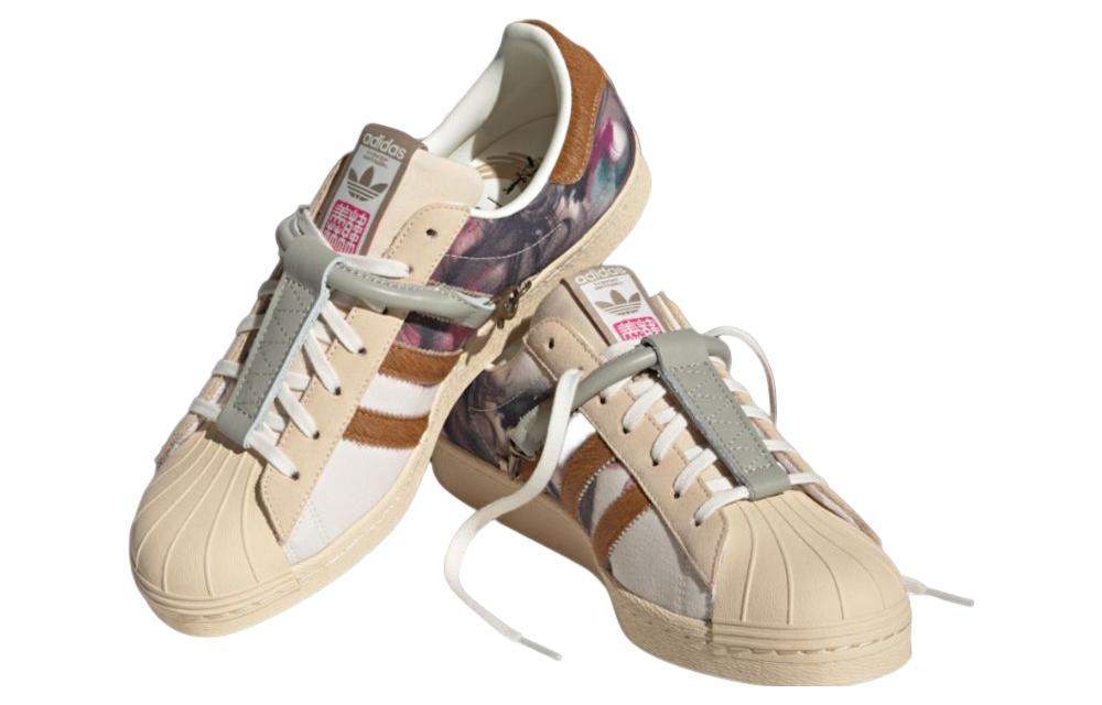 adidas originals Superstar 80s x Han Meilin 'Cream Brown' ID4383