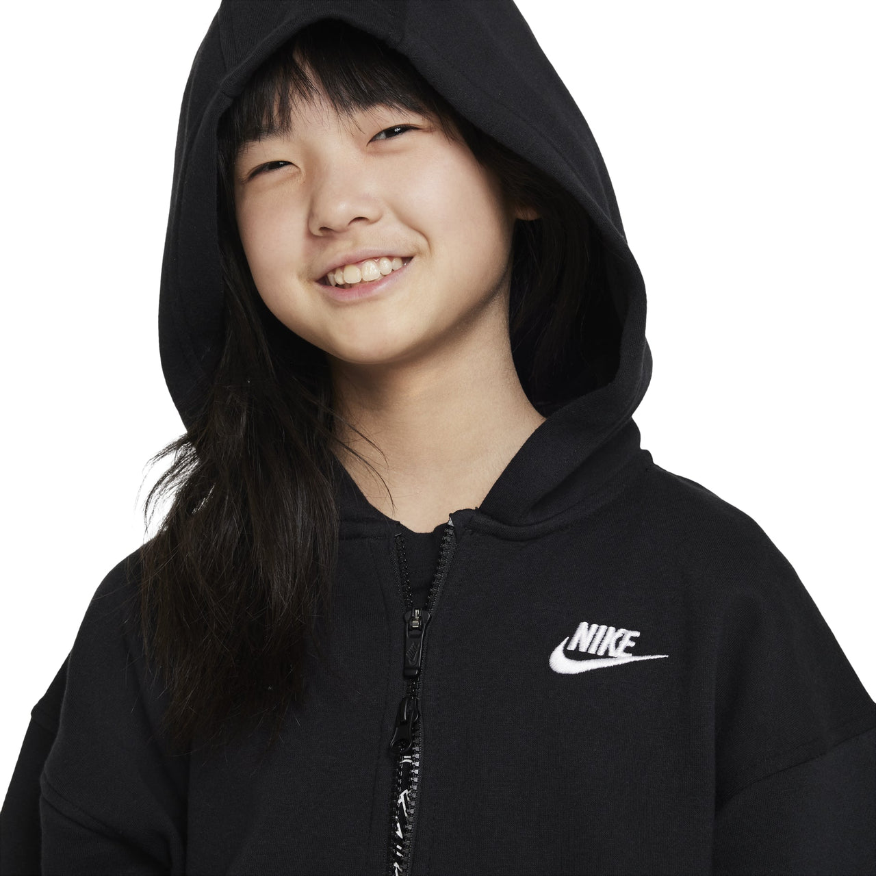 (PS) Nike Oversized Full-Zip Hoodie 'Black' FD2931-010