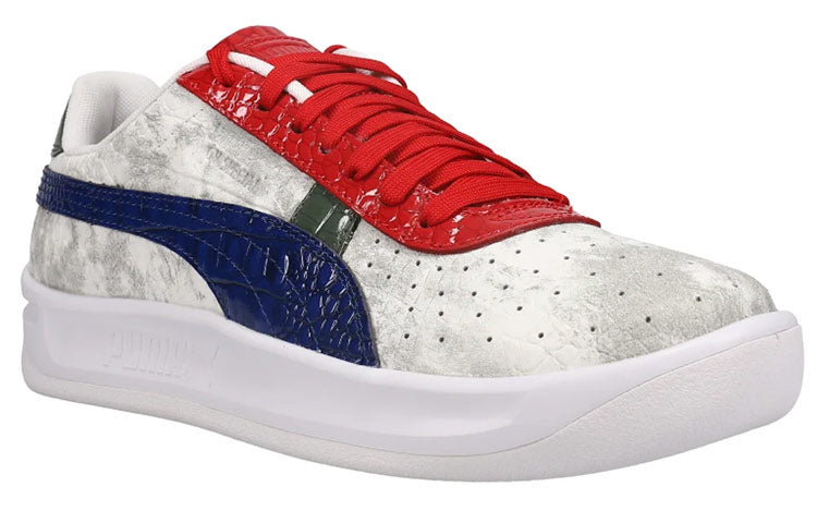 PUMA GV Special Gator Lace Up White/Blue/Red 368304-01