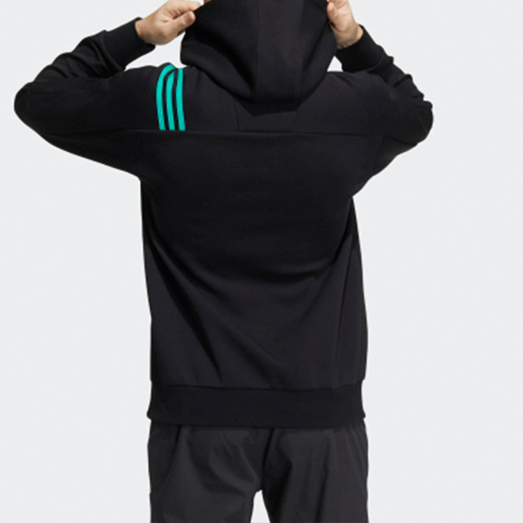 adidas Contrasting Colors Logo Sports Couple Style Black HI3873