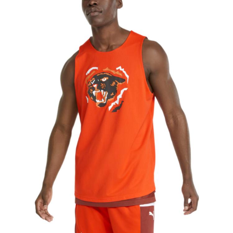 PUMA Give And Go Basketball Tank Top 'Red' 534195-03