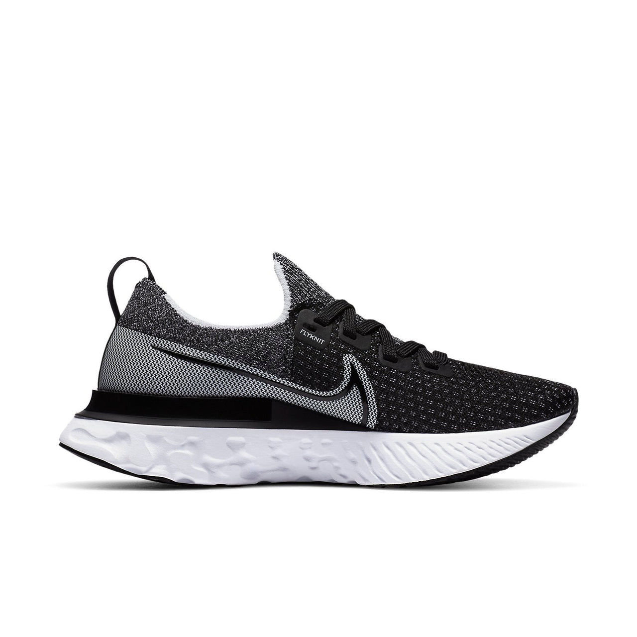 (WMNS) Nike React Infinity Run Flyknit 'Black White' CD4372-012