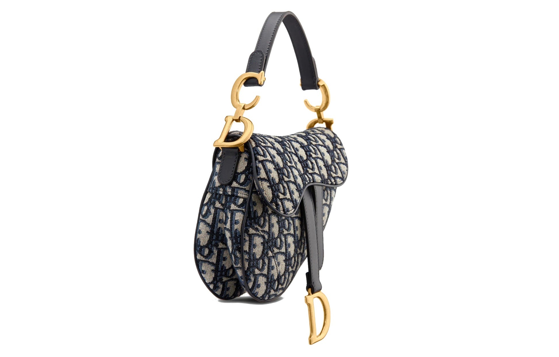 (WMNS) DIOR Mini Saddle Bag 'Blue Oblique Jacquard' M0447CTZQ-M928