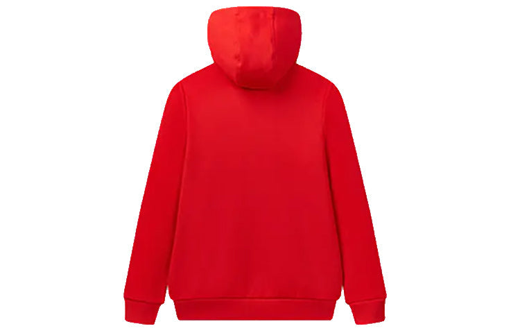 Men's FILA Sports Fashion Knit Hooded Red Jacket F11M018520F-RD