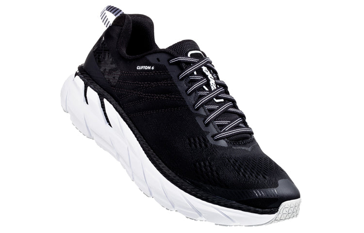 (WMNS) HOKA ONE ONE Clifton 6 'Black White' 1102873-BWHT