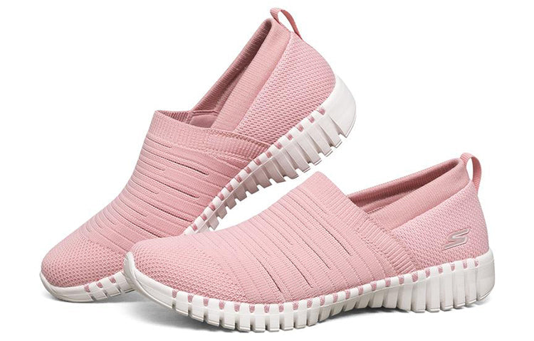 (WMNS) Skechers Go Walk Smart Loafers Pink 124043-PNK