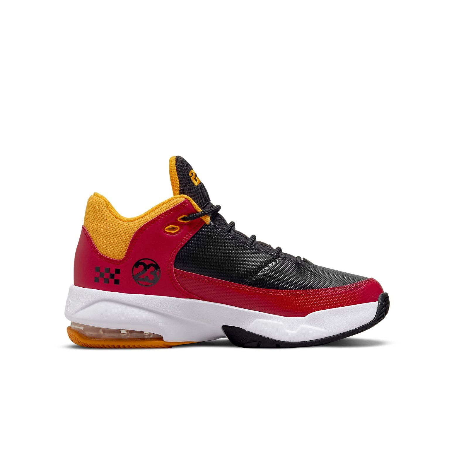 (GS) Air Jordan Max Aura 3 SE 'Black Gym Red Gold' DJ6245-607