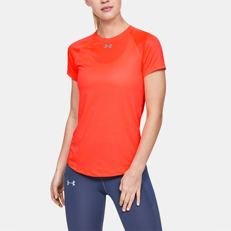 (WMNS) Under Armour Qualifier HexDelta Round-neck Red 1326504-836
