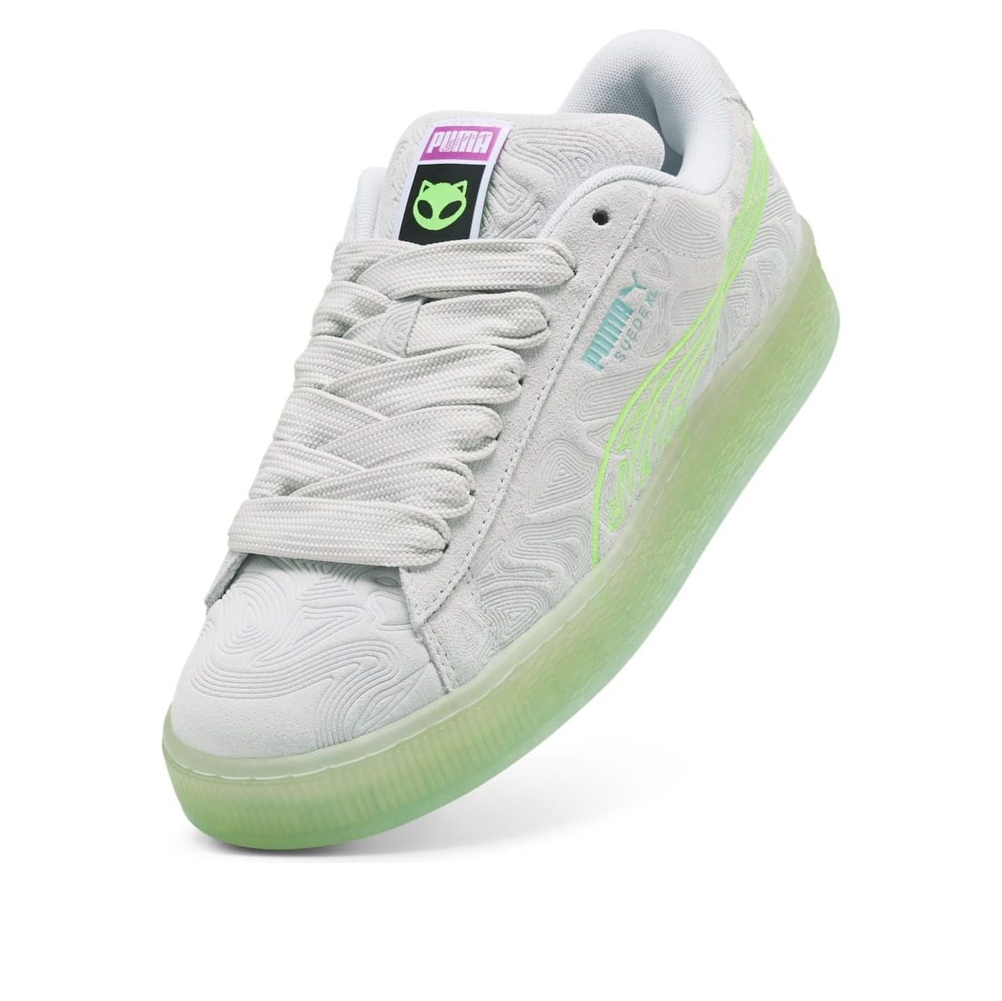 PUMA Suede XL 'Alien Silver Mist Peaceful Blue' 402245-01