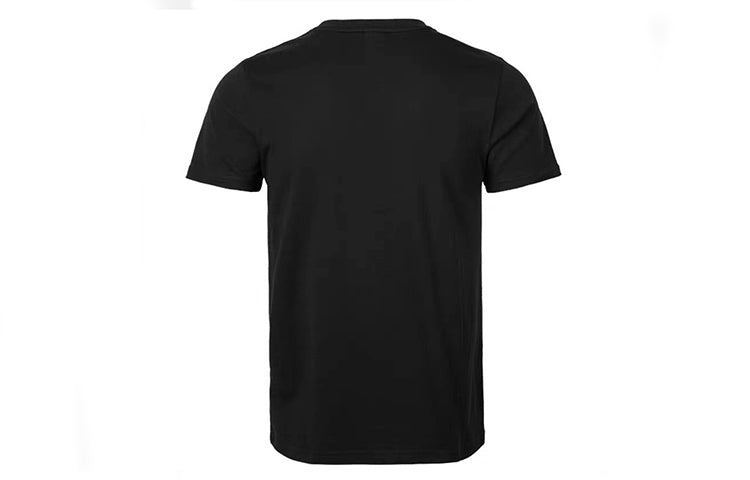 PUMA Cozy Casual Breathable Round Neck Short Sleeve Black 596535-51