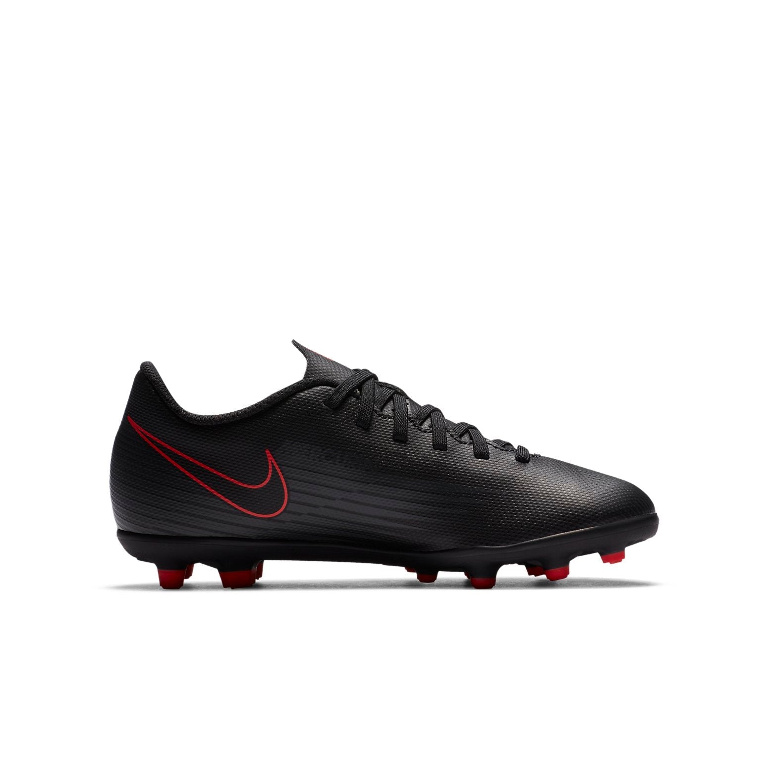 (GS) Nike JR Mercurial Vapor 13 Club MG 'Black Red' AT8161-060