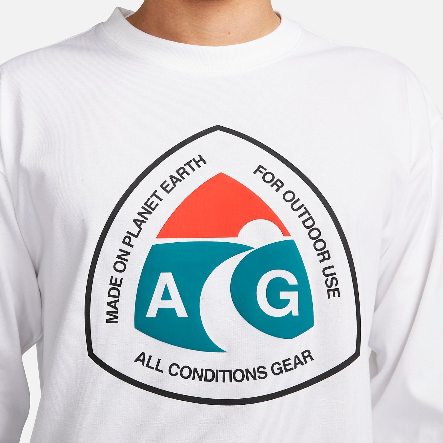 Nike ACG Long-Sleeve T-Shirt 'White' DX9451-100