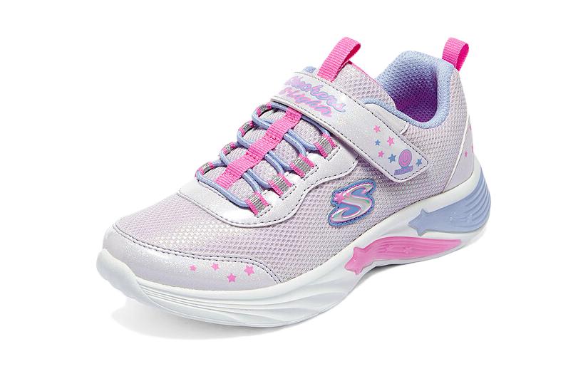 (GS) Skechers Lights Flicker Flash 'Pink Purple' 319043L-LVPK