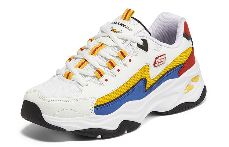 (WMNS) Skechers D'LITES 4.0 x One Piece 'White Multicolor' 896033-WMLT