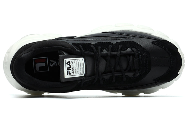 FILA Fashion Sneakers Low-top Running Shoes Black/White F12M134144FBK