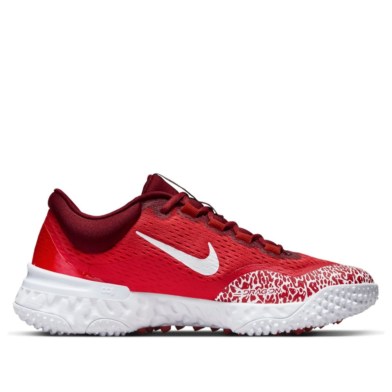 (WMNS) Nike Alpha Huarache Elite 4 TF 'University Red' DV0496-616