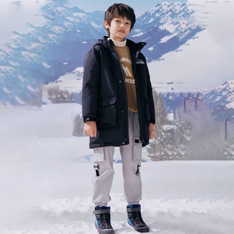 (GS) Skechers Casual Down Jacket 'Black' L421K135-0018