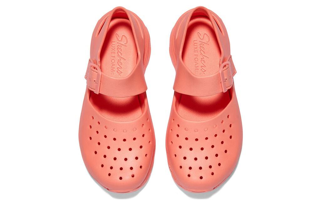 (WMNS) Skechers Foamies Classic Platform Clog 'Coral Pink' 111247-CRL