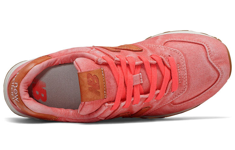 (WMNS) New Balance 574 Stone Wash 'Orange White' WL574WTR