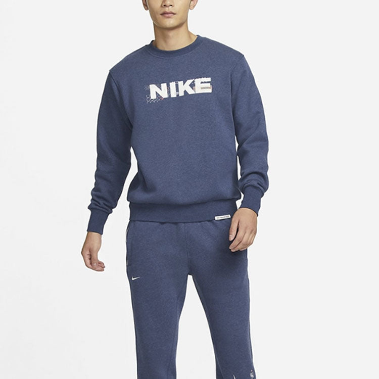 Nike front logo sweatshirt 'Blue' FB1831-410