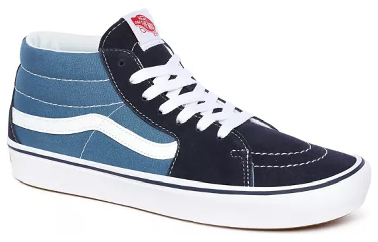Vans Classic ComfyCush Sk8Mid 'Black Blue' VN0A4UW1VNT