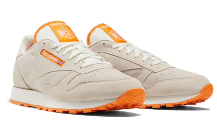 Reebok Classic Leather Gray Orange FV1965