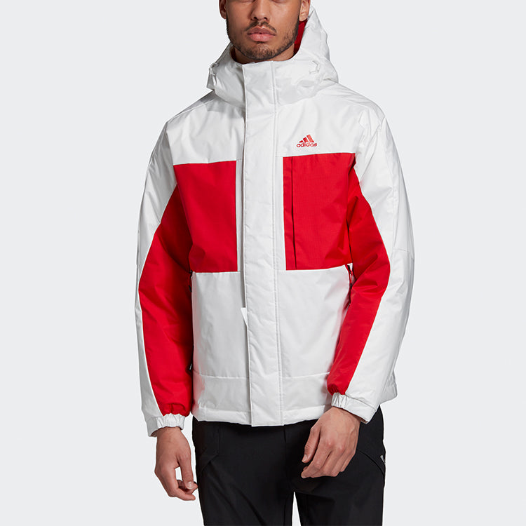adidas Sports Hooded Down Jacket Men White GF0082