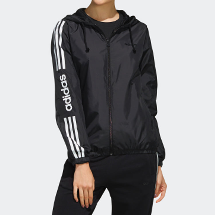 (WMNS) adidas neo CE 3SWB Jacket Black EI4733