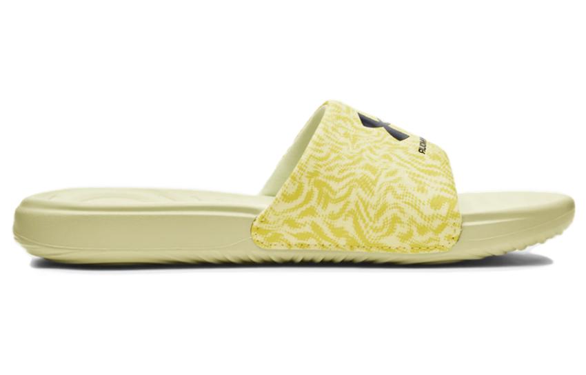 (WMNS) Under Armour Ansa Graphic Slide 'Lemon Ice' 3024436-304
