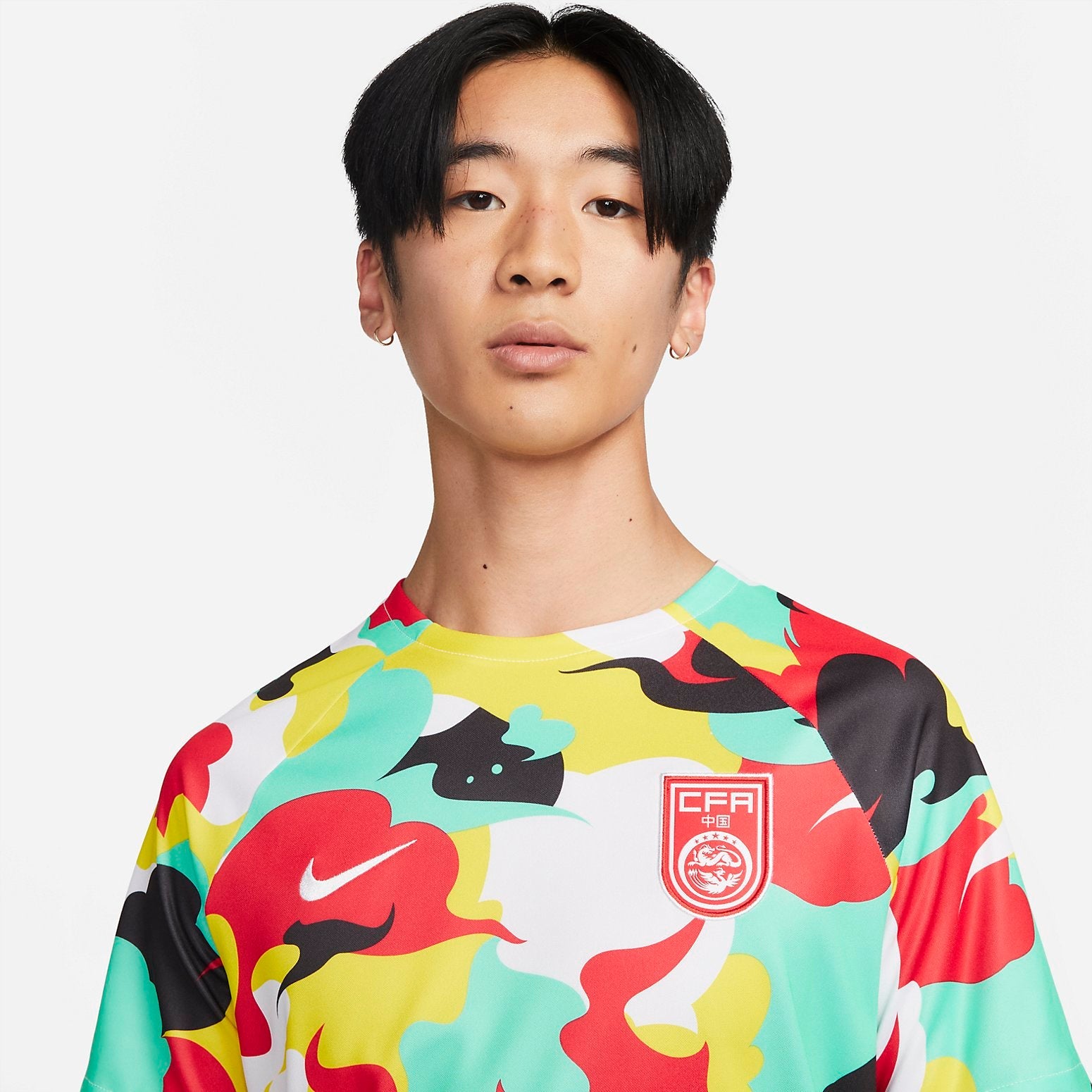 Nike Dri-Fit China Pre-Match Soccer Jersey 'Colorful' DH6519-713