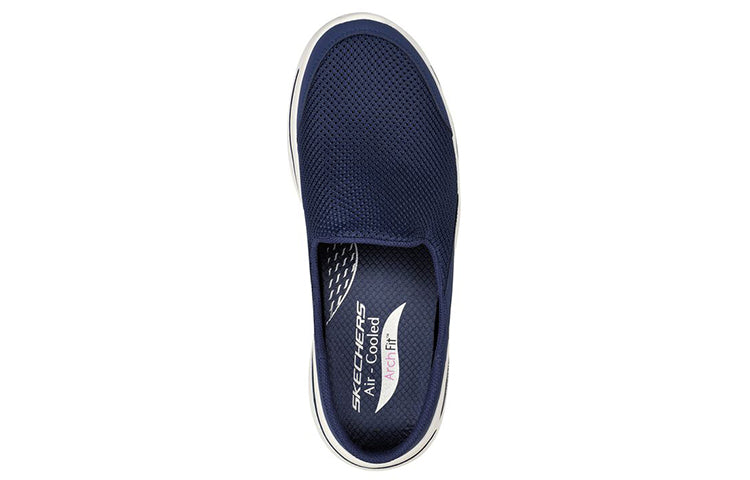 (WMNS) Skechers Go Walk Casual Navy Blue 124481-NVW